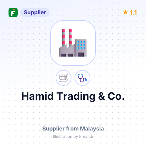 Hamid Trading & Co. – summary card, no photo uploaded yet