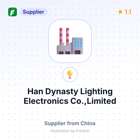 Han Dynasty Lighting Electronics Co.,Limited – summary card, no photo uploaded yet