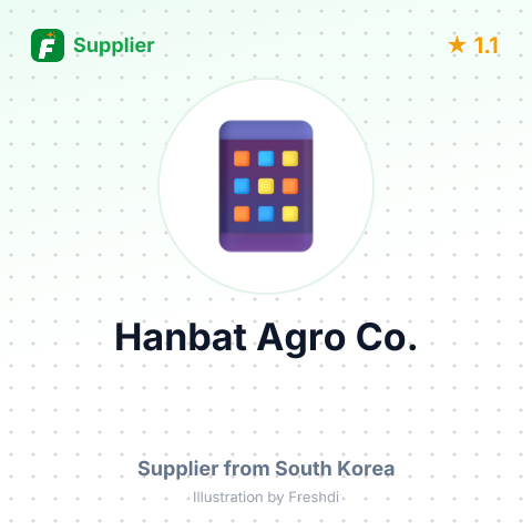 Hanbat Agro Co.  – summary card, no photo uploaded yet