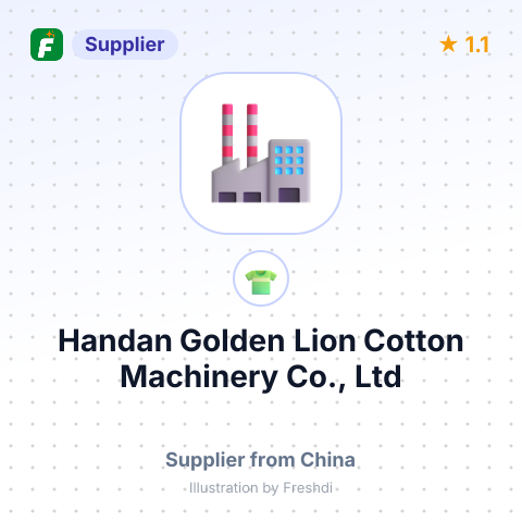 Handan Golden Lion Cotton Machinery Co., Ltd – summary card, no photo uploaded yet