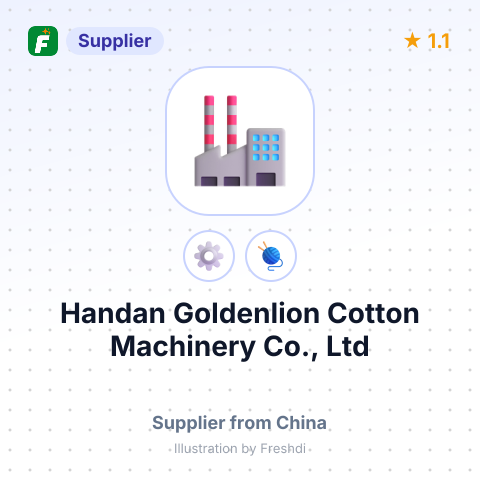 Handan Goldenlion Cotton Machinery Co., Ltd – summary card, no photo uploaded yet