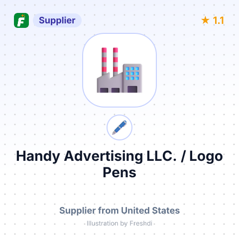 Handy Advertising LLC. / Logo Pens – summary card, no photo uploaded yet