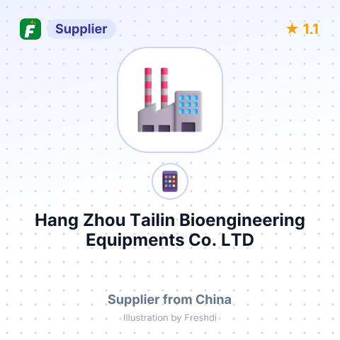 Hang Zhou Tailin Bioengineering Equipments Co. LTD – summary card, no photo uploaded yet