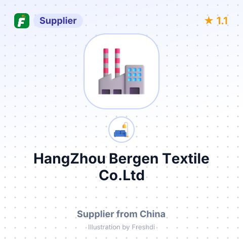 HangZhou Bergen Textile Co.Ltd – summary card, no photo uploaded yet