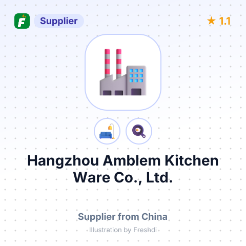 Hangzhou Amblem Kitchen Ware Co., Ltd. – summary card, no photo uploaded yet