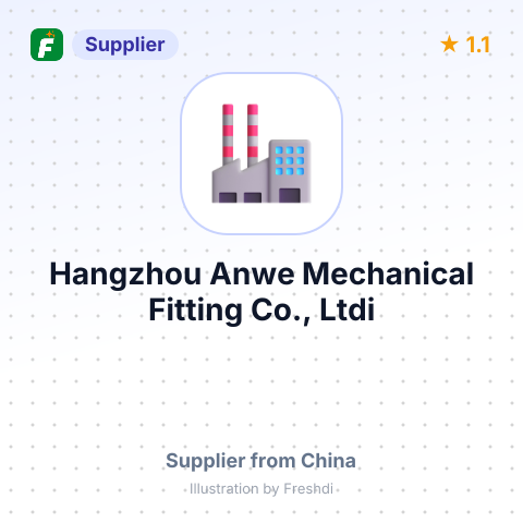 Hangzhou Anwe Mechanical Fitting Co., Ltdi – summary card, no photo uploaded yet