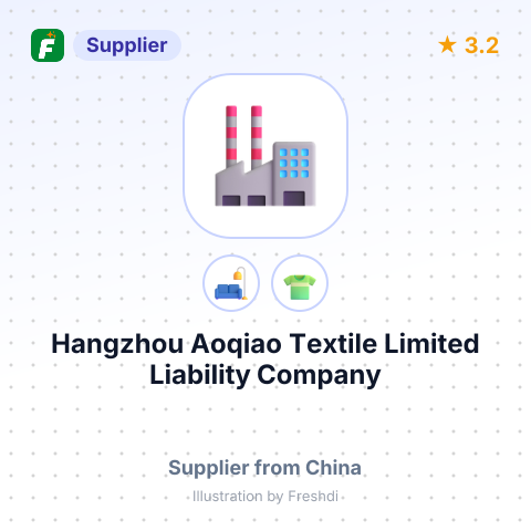 Hangzhou Aoqiao Textile Limited Liability Company – summary card, no photo uploaded yet