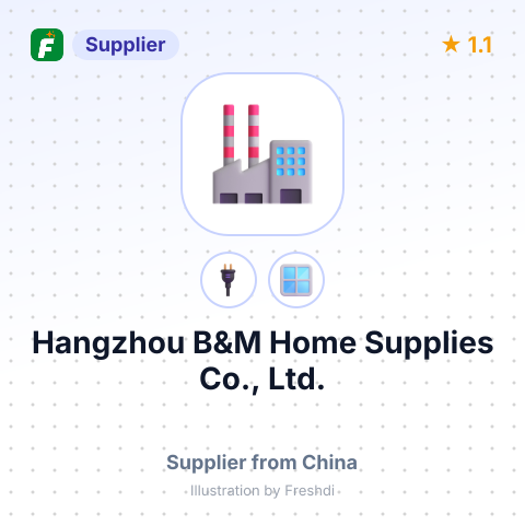 Hangzhou B&M Home Supplies Co., Ltd. – summary card, no photo uploaded yet