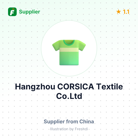 Hangzhou CORSICA Textile Co.Ltd – summary card, no photo uploaded yet