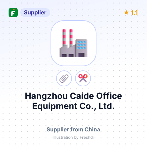 Hangzhou Caide Office Equipment Co., Ltd. – summary card, no photo uploaded yet