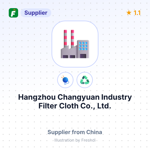 Hangzhou Changyuan Industry Filter Cloth Co., Ltd. – summary card, no photo uploaded yet