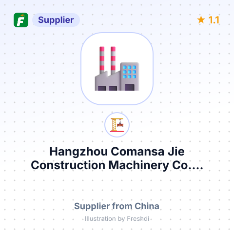 Hangzhou Comansa Jie Construction Machinery Co.... – summary card, no photo uploaded yet