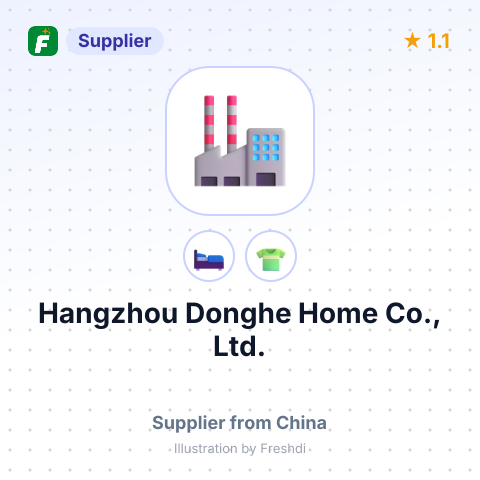 Hangzhou Donghe Home Co., Ltd. – summary card, no photo uploaded yet