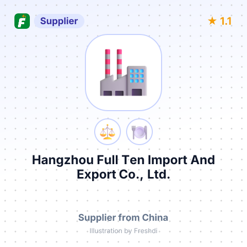 Hangzhou Full Ten Import And Export Co., Ltd. – summary card, no photo uploaded yet