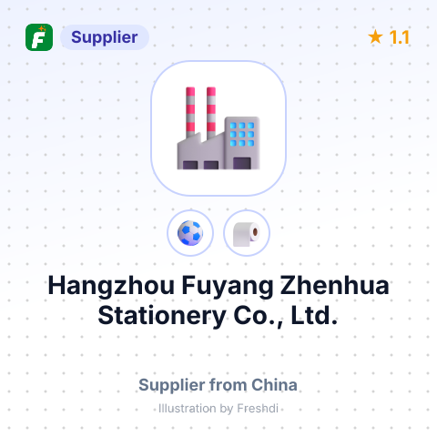 Hangzhou Fuyang Zhenhua Stationery Co., Ltd. – summary card, no photo uploaded yet