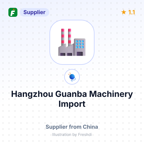 Hangzhou Guanba Machinery Import – summary card, no photo uploaded yet