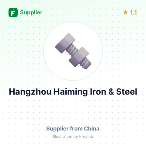 Hangzhou Haiming Iron & Steel – summary card, no photo uploaded yet