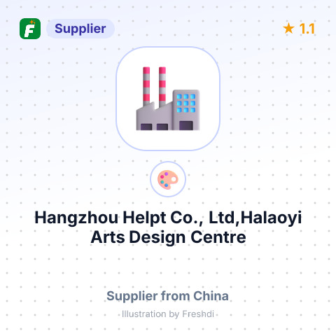 Hangzhou Helpt Co., Ltd,Halaoyi Arts Design Centre – summary card, no photo uploaded yet