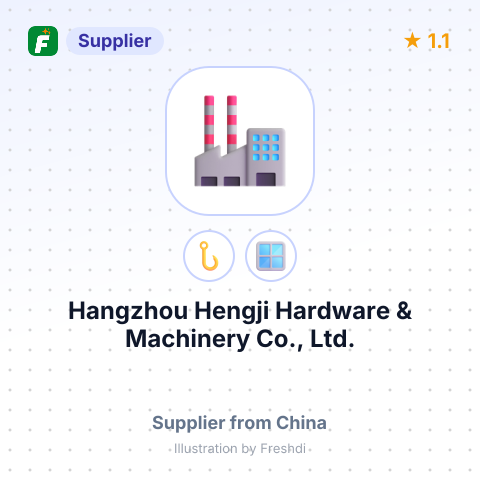 Hangzhou Hengji Hardware & Machinery Co., Ltd. – summary card, no photo uploaded yet