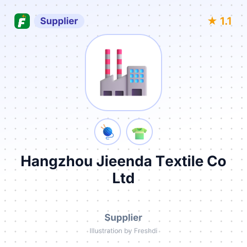 Hangzhou Jieenda Textile Co Ltd – summary card, no photo uploaded yet