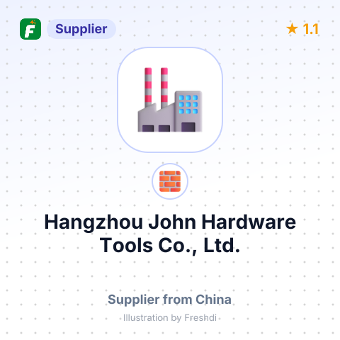 Hangzhou John Hardware Tools Co., Ltd. – summary card, no photo uploaded yet