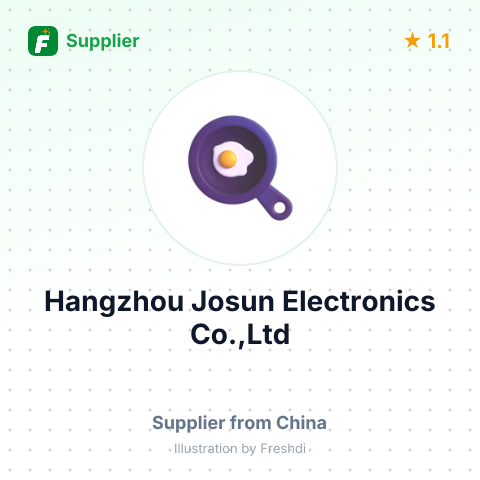 Hangzhou Josun Electronics Co.,Ltd – summary card, no photo uploaded yet
