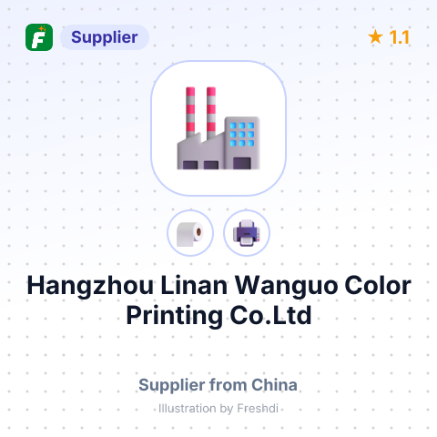 Hangzhou Linan Wanguo Color Printing Co.Ltd – summary card, no photo uploaded yet