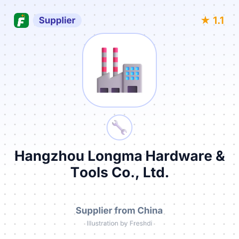 Hangzhou Longma Hardware & Tools Co., Ltd. – summary card, no photo uploaded yet