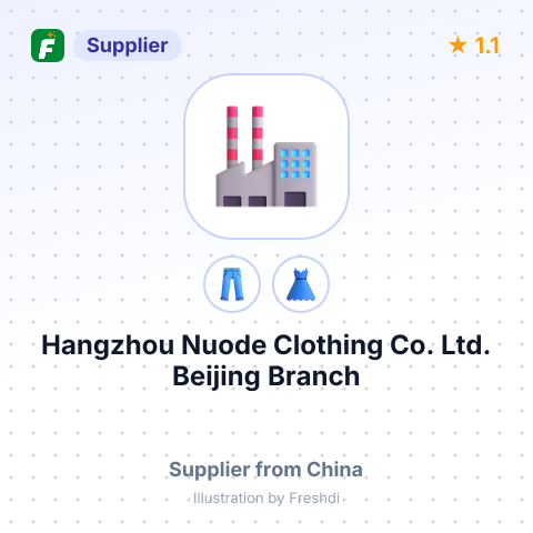 Hangzhou Nuode Clothing Co. Ltd. Beijing Branch – summary card, no photo uploaded yet