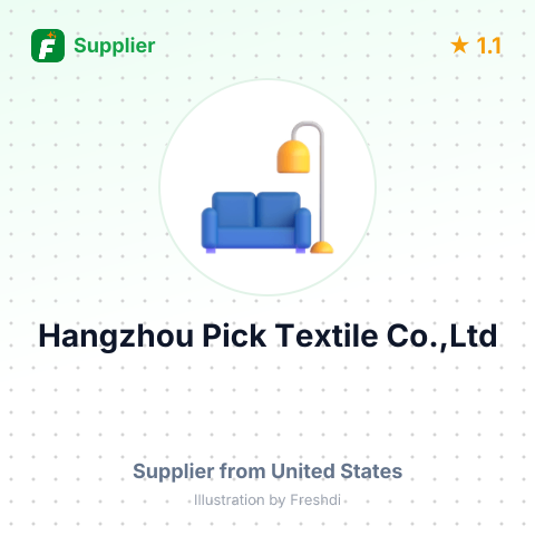 Hangzhou Pick Textile Co.,Ltd – summary card, no photo uploaded yet