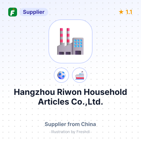 Hangzhou Riwon Household Articles Co.,Ltd. – summary card, no photo uploaded yet
