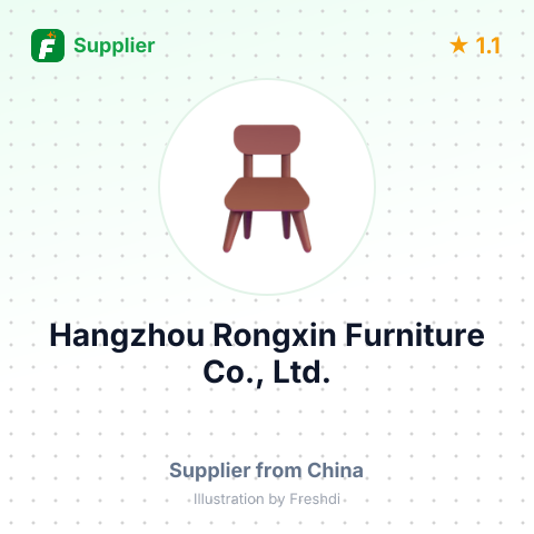 Hangzhou Rongxin Furniture Co., Ltd. – summary card, no photo uploaded yet