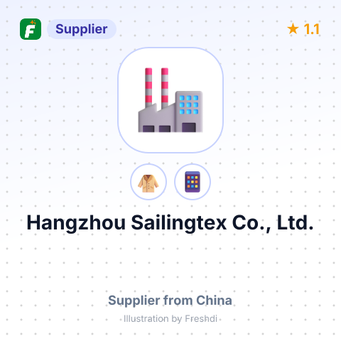 Hangzhou Sailingtex Co., Ltd. – summary card, no photo uploaded yet
