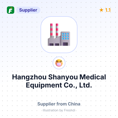 Hangzhou Shanyou Medical Equipment Co., Ltd. – summary card, no photo uploaded yet