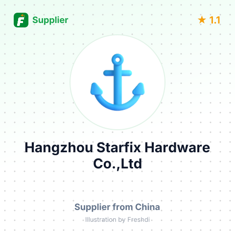 Hangzhou Starfix Hardware Co.,Ltd – summary card, no photo uploaded yet