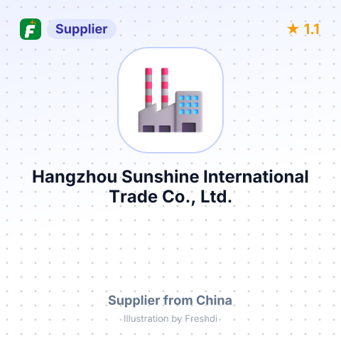 Hangzhou Sunshine International Trade Co., Ltd. – summary card, no photo uploaded yet