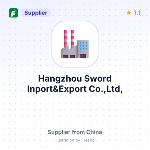 Hangzhou Sword Inport&Export Co.,Ltd, – summary card, no photo uploaded yet