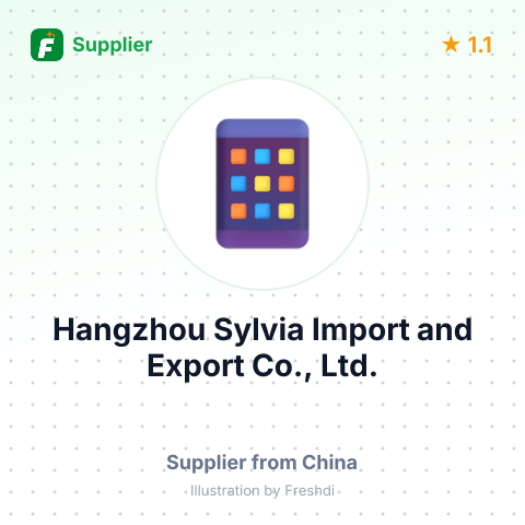 Hangzhou Sylvia Import and Export Co., Ltd. – summary card, no photo uploaded yet