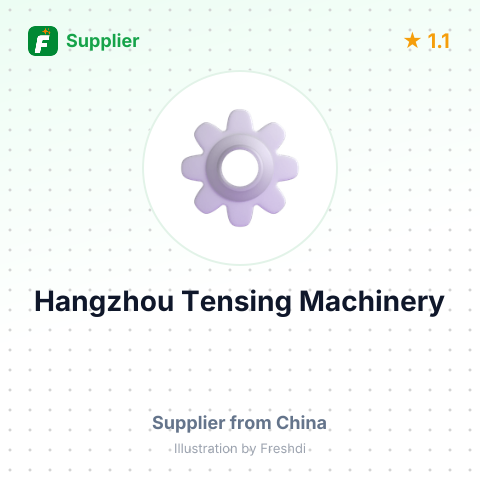Hangzhou Tensing Machinery – summary card, no photo uploaded yet