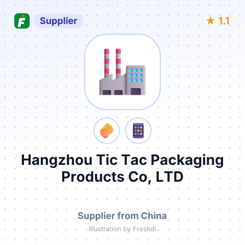 Hangzhou Tic Tac Packaging Products Co, LTD – summary card, no photo uploaded yet