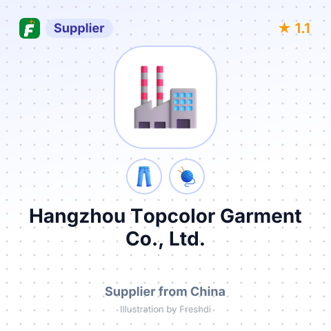 Hangzhou Topcolor Garment Co., Ltd. – summary card, no photo uploaded yet