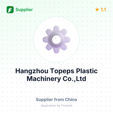 Hangzhou Topeps Plastic Machinery Co.,Ltd – summary card, no photo uploaded yet