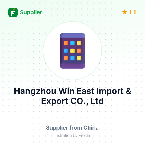 Hangzhou Win East Import & Export CO., Ltd – summary card, no photo uploaded yet
