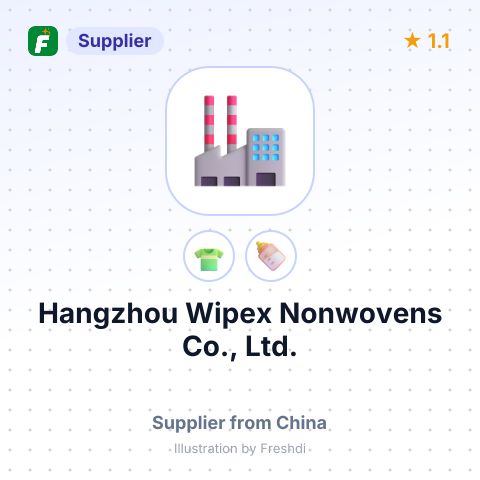 Hangzhou Wipex Nonwovens Co., Ltd. – summary card, no photo uploaded yet