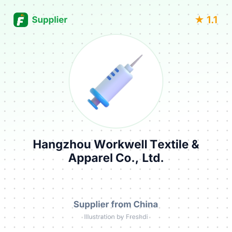 Hangzhou Workwell Textile & Apparel Co., Ltd. – summary card, no photo uploaded yet