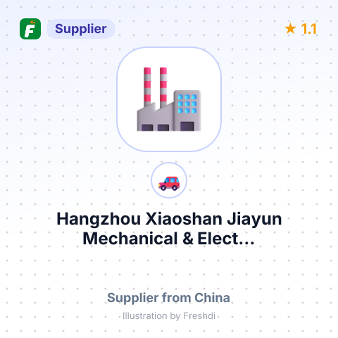 Hangzhou Xiaoshan Jiayun Mechanical & Elect... – summary card, no photo uploaded yet