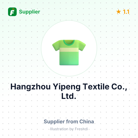 Hangzhou Yipeng Textile Co., Ltd. – summary card, no photo uploaded yet