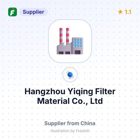 Hangzhou Yiqing Filter Material Co., Ltd – summary card, no photo uploaded yet