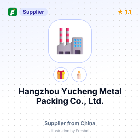 Hangzhou Yucheng Metal Packing Co., Ltd. – summary card, no photo uploaded yet