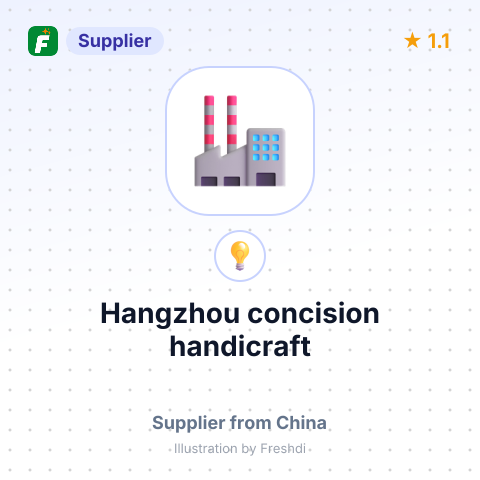 Hangzhou concision handicraft – summary card, no photo uploaded yet